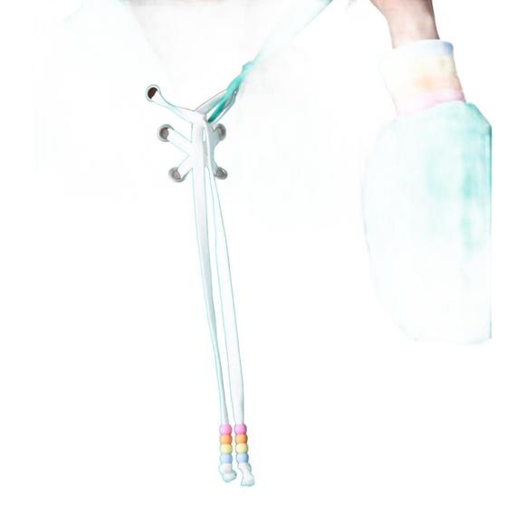 NEW PJ SALVAGE live in color hoodie in sea green - Picture 4 of 6